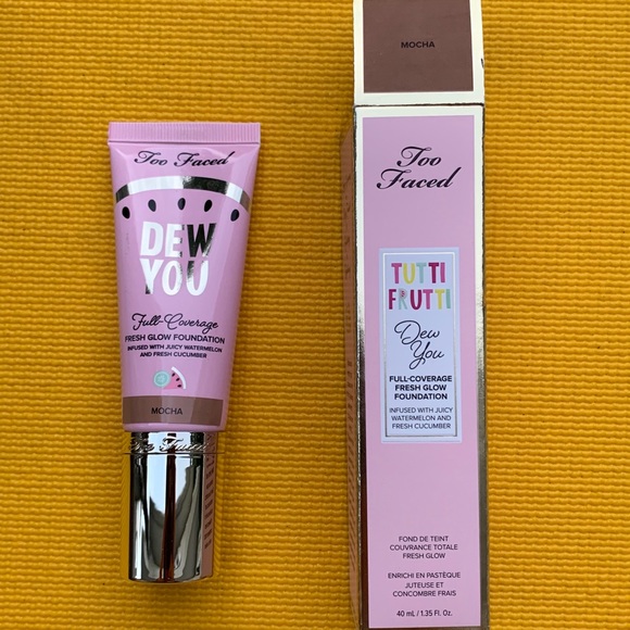 TooFaced Tutti Frutti Dew You Foundation in Mocha - Picture 6 of 8